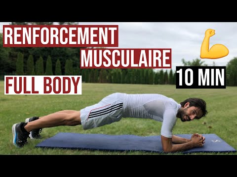 RENFORCEMENT MUSCULAIRE , ENTRAINEMENT 10 minutes (FULL BODY) à la maison