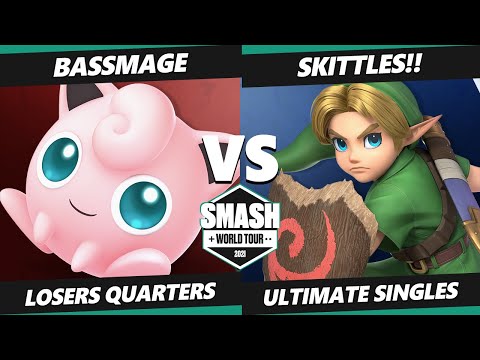 SWT NA West RF Losers Quarters - SKITTLES!! (Young Link) Vs. Bassmage (Jigglypuff) SSBU Ultimate