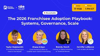 The 2026 Franchisee Adoption Playbook: Systems, Governance, Scale