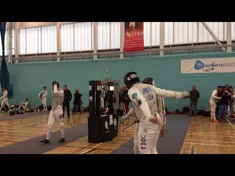 Ali Shafaie vs Luca Plastow - London Senior Foil Satellite 2017 - 2 of 2