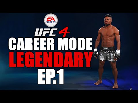 EA UFC 4 Career Mode On Legendary Without Losing! - Ep.1