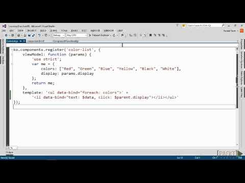 Learning Knockout JS Using Components and Custom Elements | packtpub com