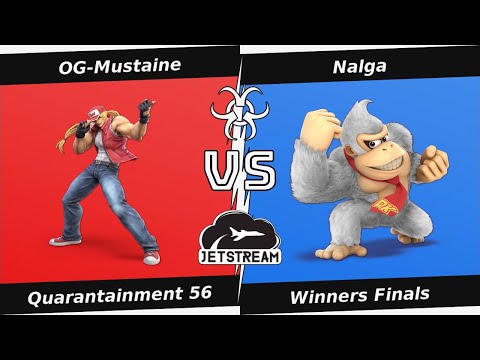 Quarantainment 56 Winners Finals - OG-Mustaine (Terry) Vs Nalga (Donkey Kong) - SSBU