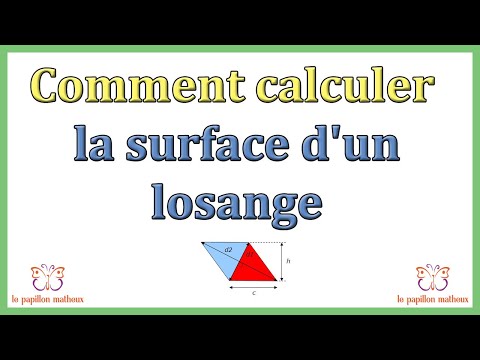 Comment calculer l'aire d'un losange formule aire losange