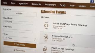 Purdue Extension Calendar