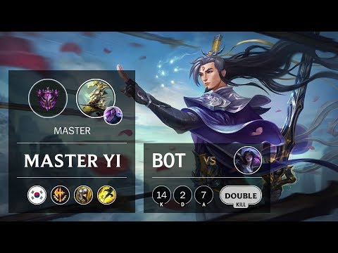 Master Yi Bot vs Kai'Sa - KR Master Patch 9.18
