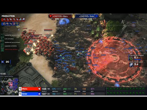 Starcraft II AfreecaTV Champions Cup 2022 Nov5 Maru(T) v Solar(Z) Game 2 MAP-[ESL]Tropical Sacrifice