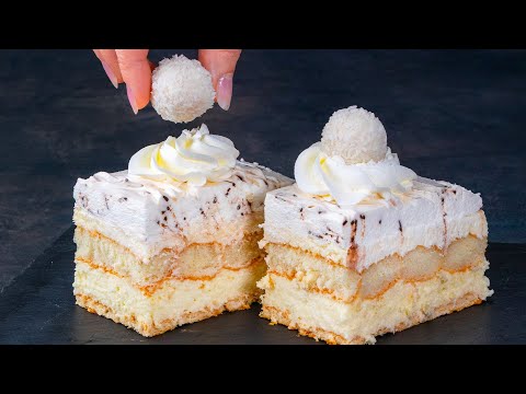 Nebo ljubitelja kokosa - Raffaello torta je apsolutno fantastična (bez pečenja)