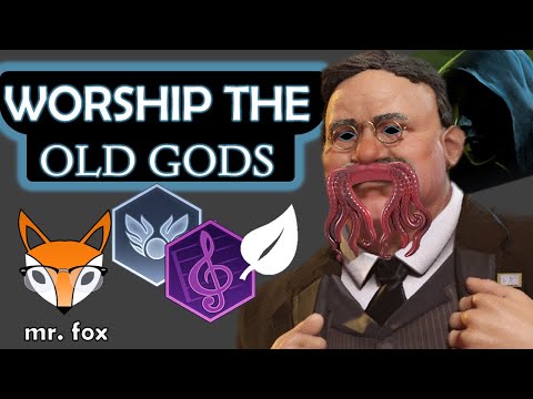 WORSHIP THE OLD GODS with Bull Moose Teddy - Civilization 6: Gathering Storm (No Prestream Wait)