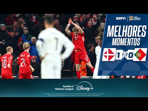 Gols e lances de Dinamarca x Portugal