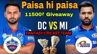 MI vs DC Dream 11 Prediction | DC vs MI | Dream 11 team MI vs DC | Today dream 11 Prediction | XYZ |