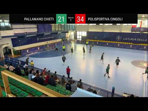 SERIE B GARA 6 Pallamano Chieti - polisportiva cingoli