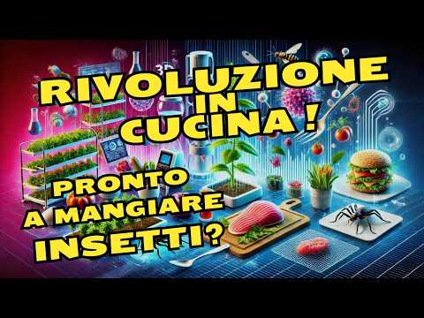 INSETTI E CARNE 3D - La Rivoluzione della Nutrizione - Cibo del Futuro! #trends