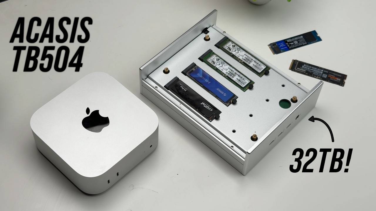Best Thunderbolt 5 SSD Enclosure For Mac Users – ACASIS TB504 Review