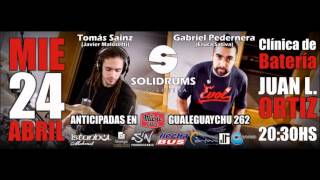 CLINICA DE BATERÍA / CHARLA - GABRIEL PEDERNERA & TOMAS SAINZ - [AUDIO] - 24/04/2013 - PARANÁ