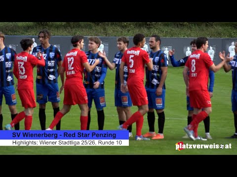 Highlights SV Wienerberg - Red Star Penzing; Vienna City League 2025/26, Round 10