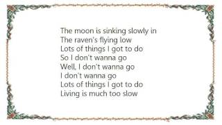 Hot Tuna - I Don't Wanna Go Lyrics