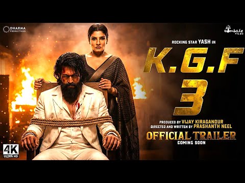 K.G.F: Chapter 3 - Official Trailer | Rocking Star Yash | Kgf 3 New Trailer | Kgf 3 Movie Trailers