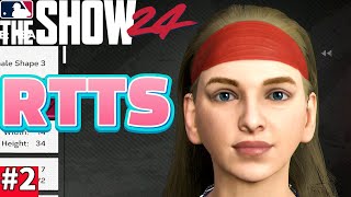 【MLB The Show24】めちゃ美人にできた気がするんだがどう？【Road To The Show】＃2
