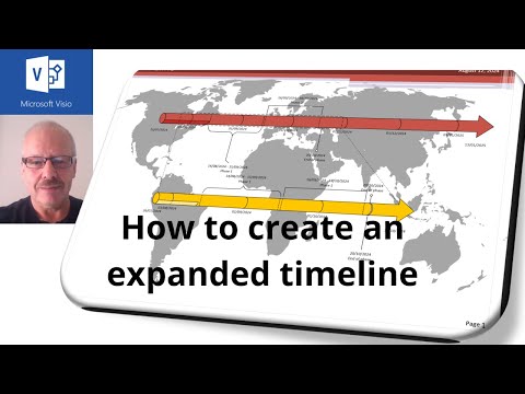 Microsoft Visio Tutorial: Building an Expanded Timeline 2024