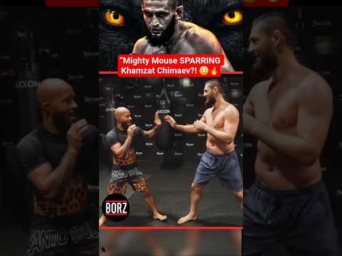 “Mighty Mouse SPARRING Khamzat Chimaev?! 😳🔥 Insane Skills!”