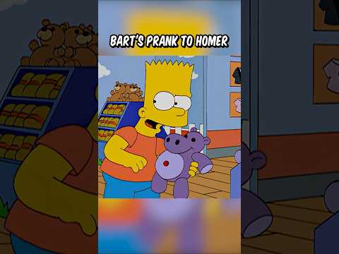 Bart's prank to Homer
