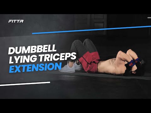 Dumbbell Lying Triceps Extension