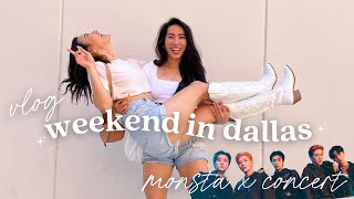 🎵 weekend vlog in dallas | monsta x, korean bbq, and electric car roadtrip