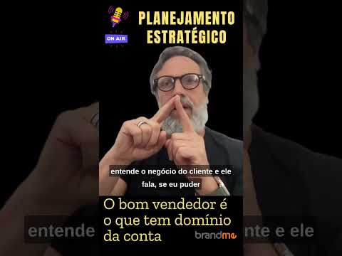 O bom vendedor é aquele que tem domínio da conta