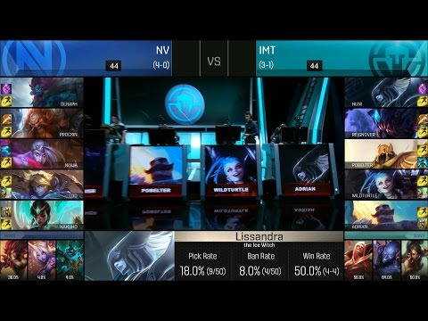 IMT vs NV Game 2 Highlights - IMMORTALS vs TEAM ENVY NA LCS Week 3 Summer 2016