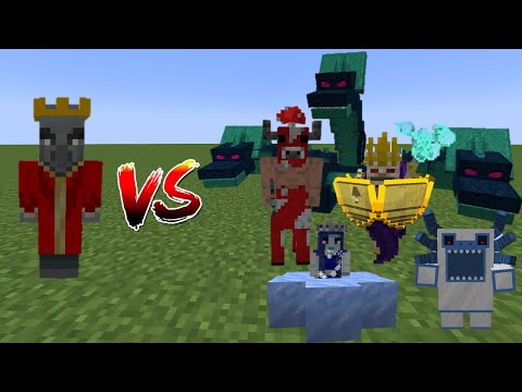 Magician King Vs Twilight Forest Bosses - Minecraft Mob Battle