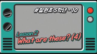 [철원초 5학년]_#10_Lesson2. What are these?(4)