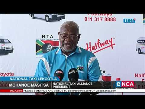 Taxi alliance, Mbalula square off