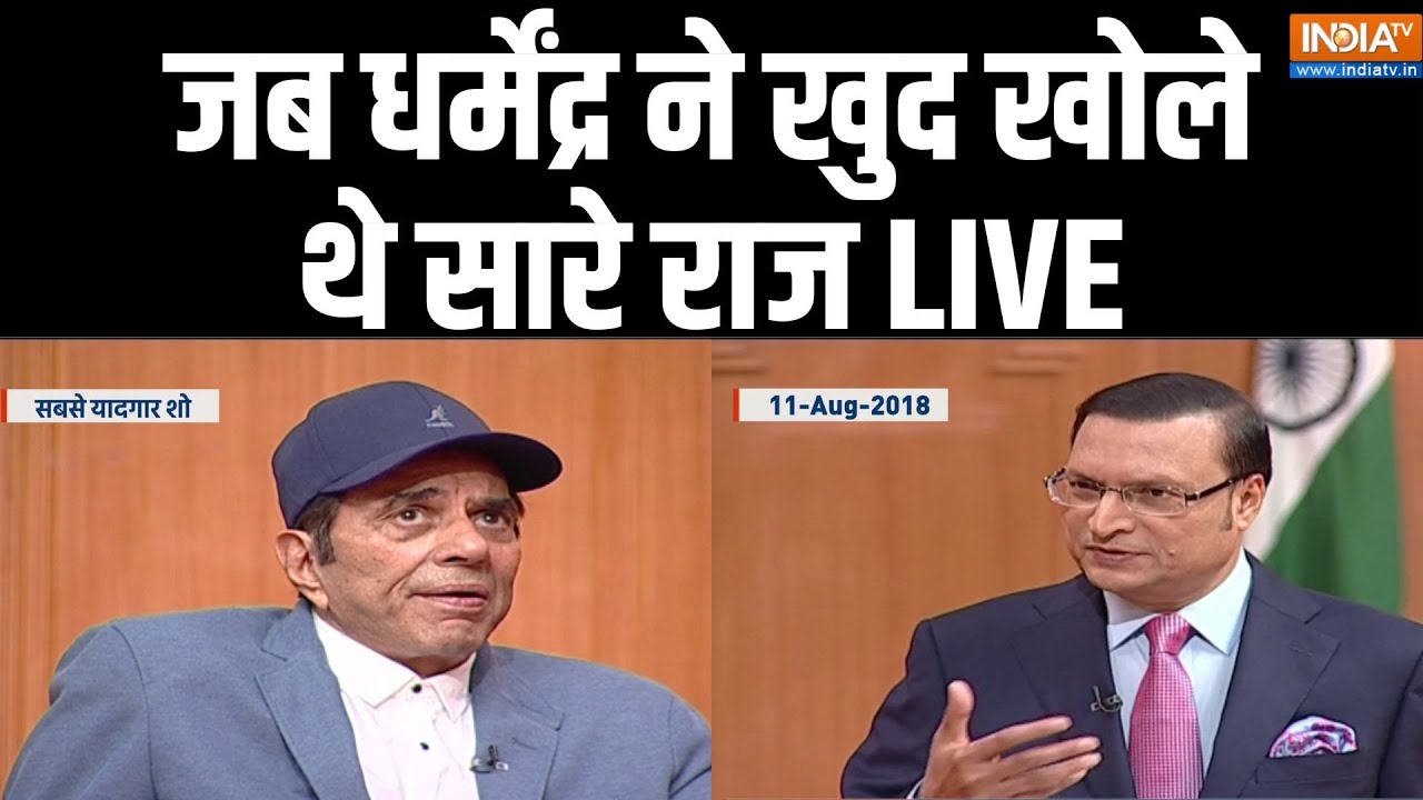 Dharmendra Interview with Rajat Sharma LIVE: जब धर्मेंद्र ने खुद खोले थे सारे राज 