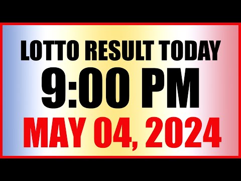 Lotto Result Today 9pm Draw May 4, 2024 Swertres Ez2 Pcso