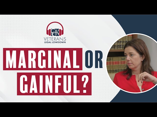 TDIU and Marginal Employment: Here's What VA Looks At