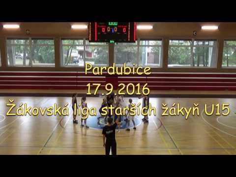 2016 0917 Basket U15 Liga U15 Studánka Pardubice - USK Praha