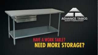 Work Tables with Undershelf