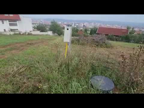 Teren1300mp cu priveliste deosebita, utilitati la parcela — Video