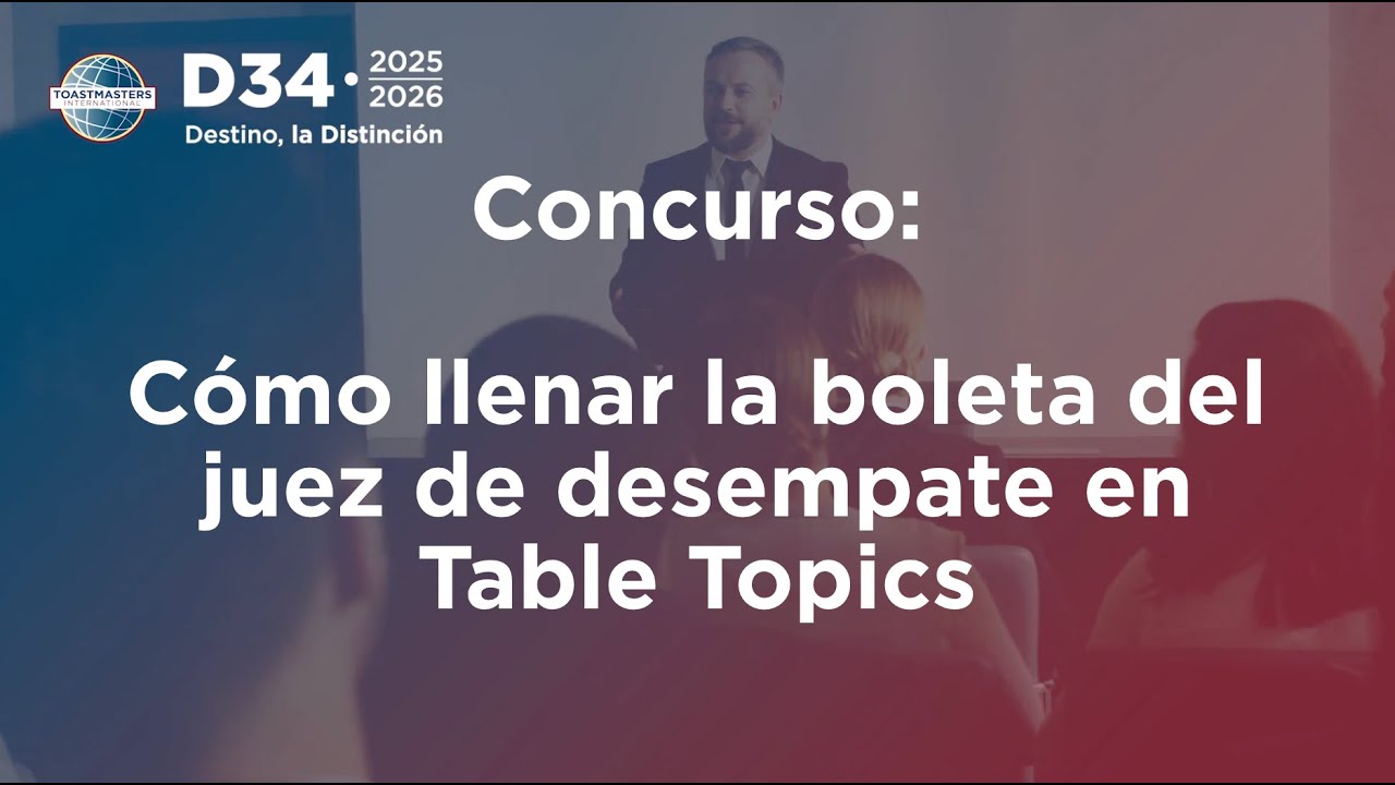 ¿Cómo llenar la papeleta del juez de desempate?