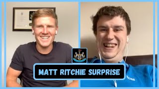 Matt Ritchie surprise set up for Sam