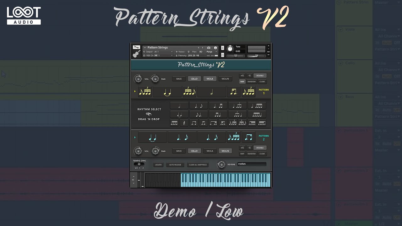 Ben Osterhouse | Pattern Strings V2 | Kontakt | Demo - Low