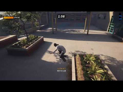 Wallride 5 bells, Tony Hawk’s Pro Staker school level