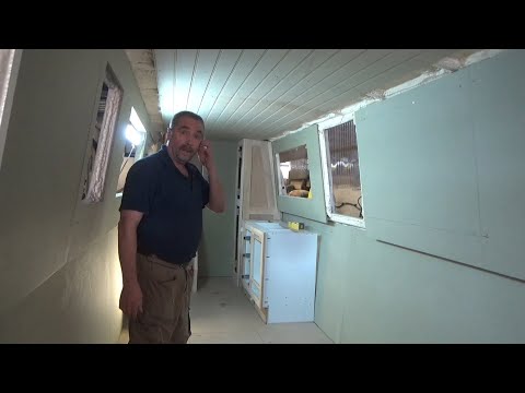 Narrowboat Build ,panelling & Fitting Out The Boat