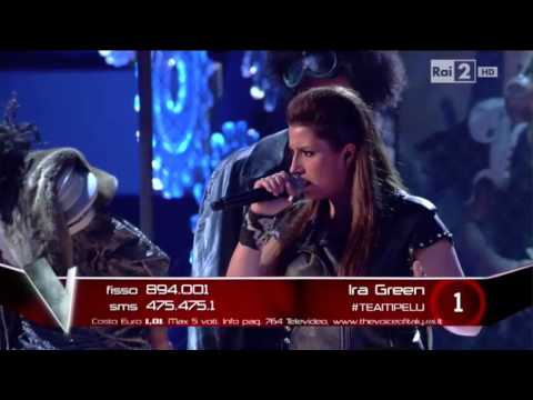Ira Green - Vita Spericolata - (Vasco Rossi cover) live @ The Voice of Italy - RAI2 (Live show 3)