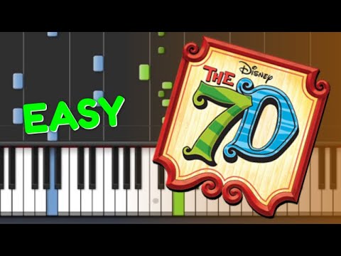The 7D Theme Song! Piano Tutorial [SYNTHESIA]