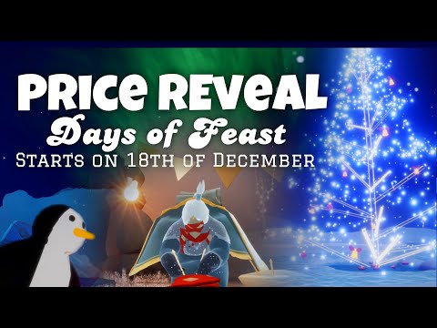 Days of Feast - New Items Price Reveal, Date Announcement | sky children of the light | Noob Mode