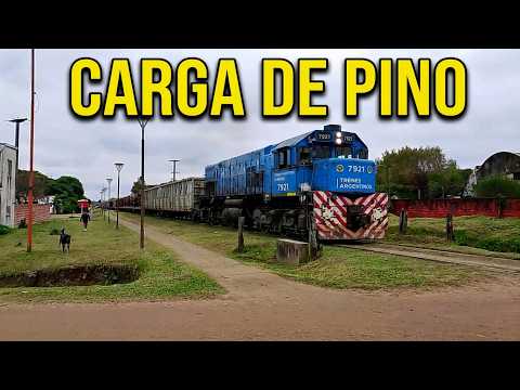 Locomotora 7921: Regreso tras el descarrilo en La Cruz | Tren de Carga en Chajarí 12-06-2026 Urquiza