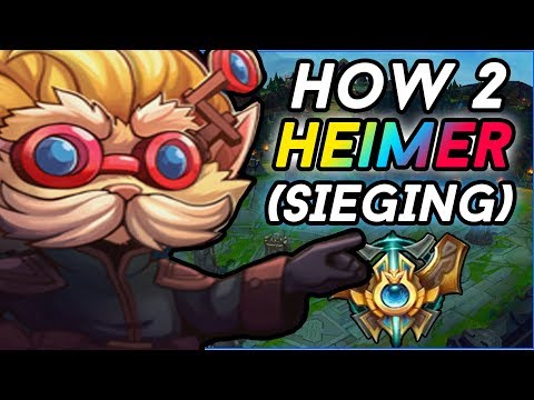SECRET HEIMERDINGER TIPS? | THE BEST WAY TO TAKE TOWERS AS HEIMERDINGER!  - League of Legends