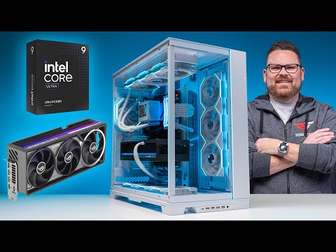 $4600 RTX 5080 Gaming PC Build – Black and White Build in the Lian Li o11 Dynamic Evo